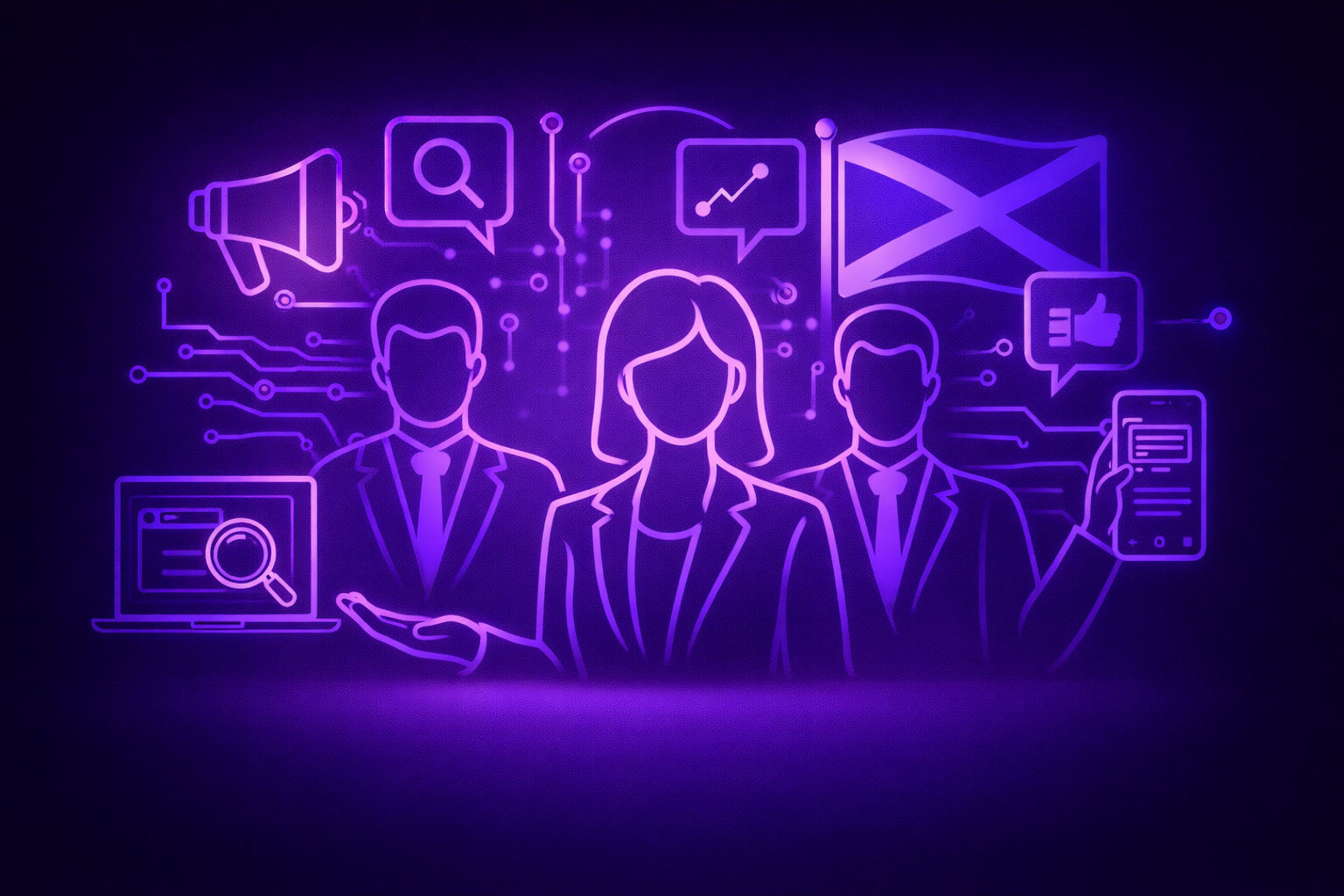 Digital marketing and web design team supporting UK businesses